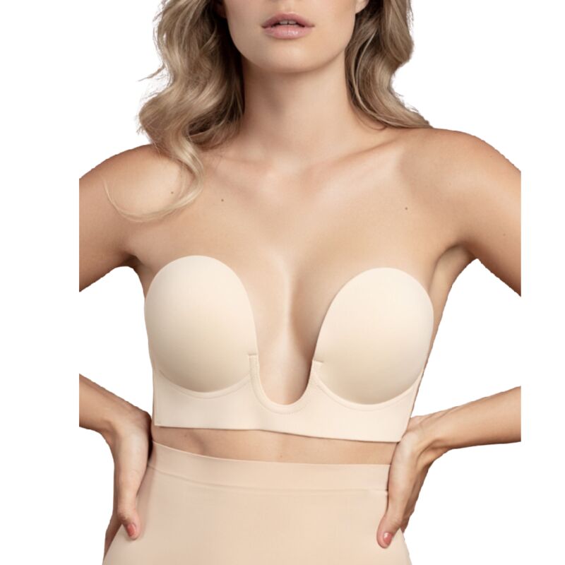 img_100163_470476ee92c4dd678bf9162d363ff1f4_1 BYE-BRA - BRA WITHOUT HANDLES SHAPE U BEIGE CUP C - Image 1