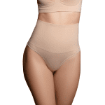 BYE-BRA - THONG STYLE SEAMLESS GIRDLE BEIGE SIZE XXL - Image 2