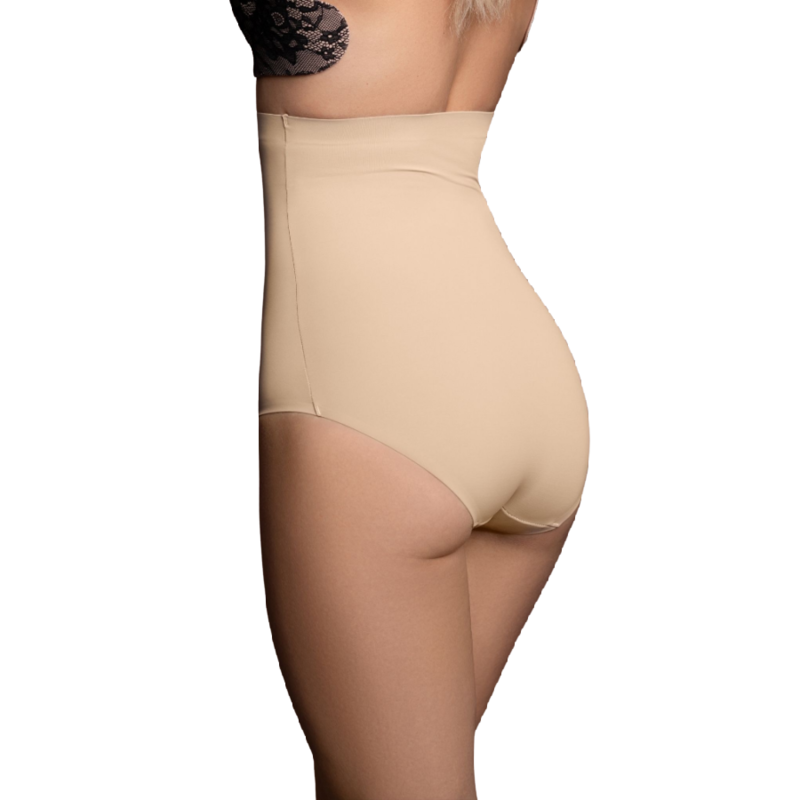 img_103120_ac7e39d26917f25409d2b7fb21487d29_1 BYE-BRA - GIRDLE SEAMLESS ESTILO PANTIES BEIGE SIZE L - Image 1