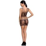 PASSION - WOMAN BS090 BODYSTOCKING BLACK ONE SIZE - Image 2