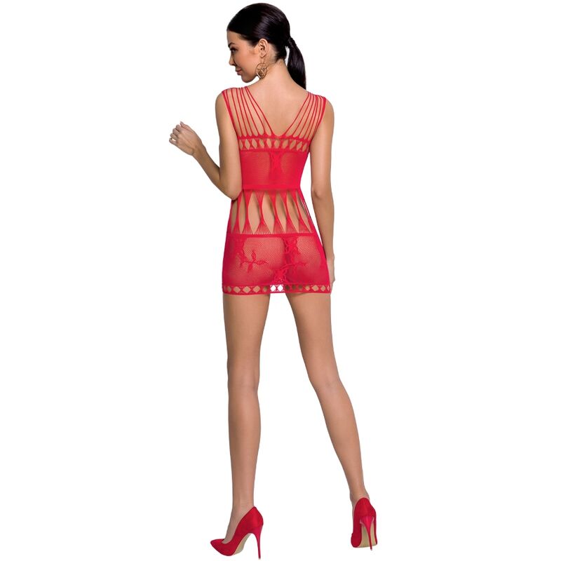 img_106191_74d8289358252006a802ca94073beb9d_1 PASSION - WOMAN BS090 RED BODYSTOCKING ONE SIZE - Image 2