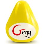 G-VIBE - REUSABLE YELLOW TEXTURED MASTURBATOR EGG - Image 2