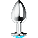 OHMAMA - ANAL PLUG WITH BLUE CRYSTAL L - Image 2
