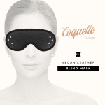 COQUETTE CHIC DESIRE - FANTASY VEGAN LEATHER BLIND MASK WITH NEOPRENE LINING - Image 2