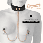 COQUETTE CHIC DESIRE - FANTASY NIPPLE CLAMP NECKLACE WITH NEOPRENE LINING - Image 2