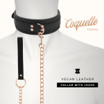 COQUETTE CHIC DESIRE - FANTASY VEGAN LEATHER COLLAR WITH NEOPRENE LINING - Image 2