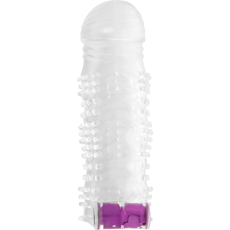 img_112733_a3cb5937773e0b061abe458c8810b472_1 OHMAMA - TEXTURED PENIS SHEATH WITH VIBRATING BULLET - Image 1