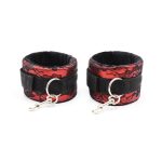 OHMAMA FETISH - VELVET HANDCUFFS WITH NYLON TAPE - Image 2