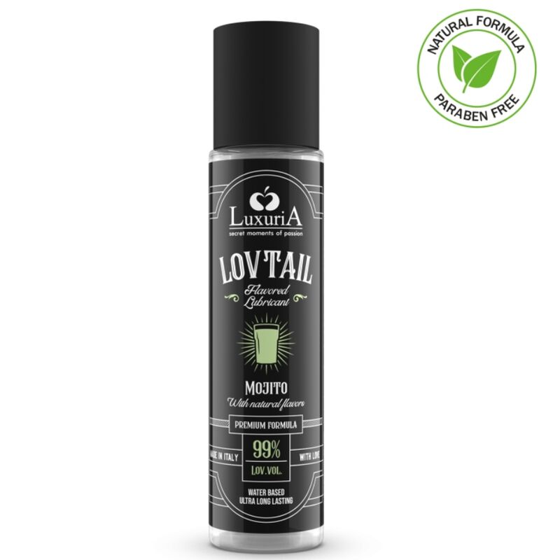 img_118461_41546be02cb40ca9eaae4905bcef03f9_1 INTIMATELINE - LUXURIA WATER BASED LOVTAIL LUBRICANT MOJITO 60 ML - Image 1