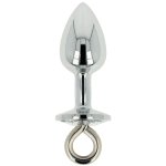 OHMAMA FETISH METAL BUTT PLUG WITH RING - Image 2
