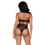 LEG AVENUE - TWO PIECES SET HALTER CROP TOP & THONG PANTY PANTY ONE SIZE - Image 2