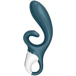 SATISFYER - HUG ME RABBIT VIBRATOR APP BLUE - Image 2