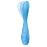 SATISFYER - G-SPOT FLEX 4+ MULTI VIBRATOR APP BLUE - Image 2