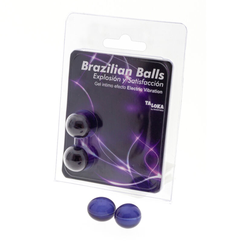 img_130615_411a1128597c321b64cc41ab36b0efce_1 TALOKA - 2 BRAZILIAN BALLS ELECTRIC VIBRATING EFFECT EXCITING GEL - Image 1
