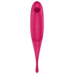 SATISFYER - TWIRLING PRO AIR PULSE STIMULATOR & VIBRATOR RED - Image 2