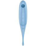 SATISFYER - TWIRLING PRO AIR PULSE STIMULATOR & VIBRATOR BLUE - Image 2