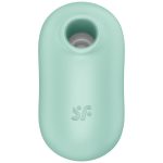 SATISFYER - PRO TO GO 2 DOUBLE AIR PULSE STIMULATOR & VIBRATOR GREEN - Image 2
