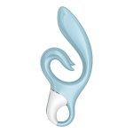 SATISFYER - LOVE ME RABBIT VIBRATION BLUE - Image 2