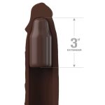 FANTASY X- TENSIONS - PIPEDREAMS EXTENSION W STRAP 17,78 CM BROWN - Image 2