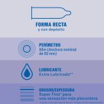DUREX - EXTRA LUBRICATED INVISIBLE CONDOMS 12 UNITS - Image 2
