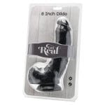 GET REAL - DILDO 20,5 CM WITH BALLS BLACK - Image 2