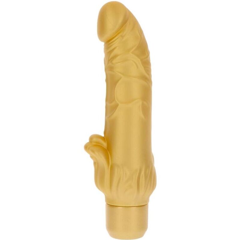 img_140476_891f9252a154316fa1911e7c70f9ac1e_1 GET REAL - GOLD DICKER STIM VIBRATOR GOLD - Image 1