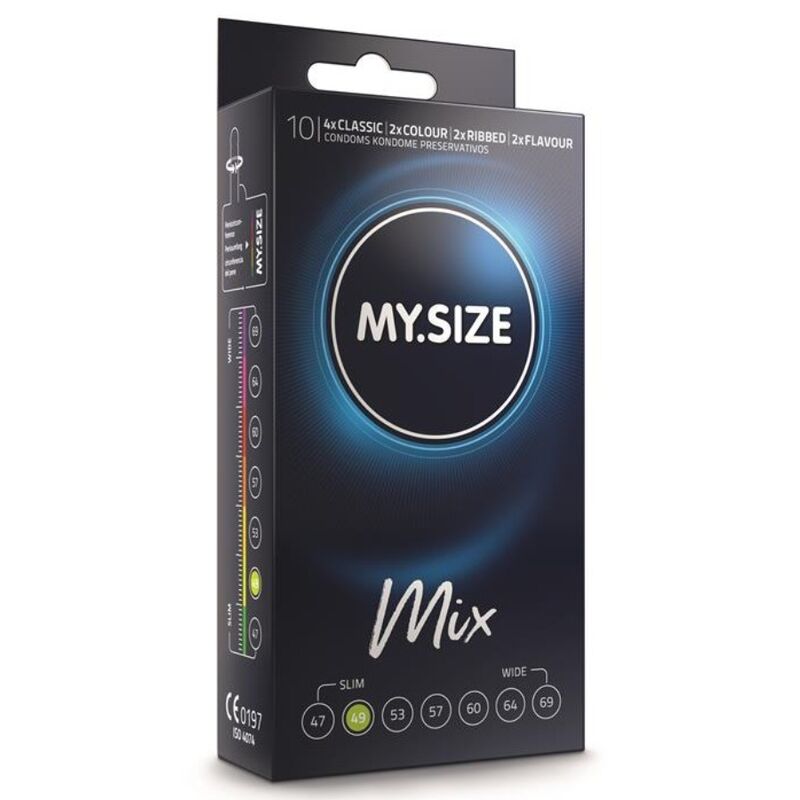 img_141272_bd775bf9b74d83e3f3846064b5fae5cb_1 MY SIZE - MIX CONDOMS 49 MM 10 UNITS - Image 1