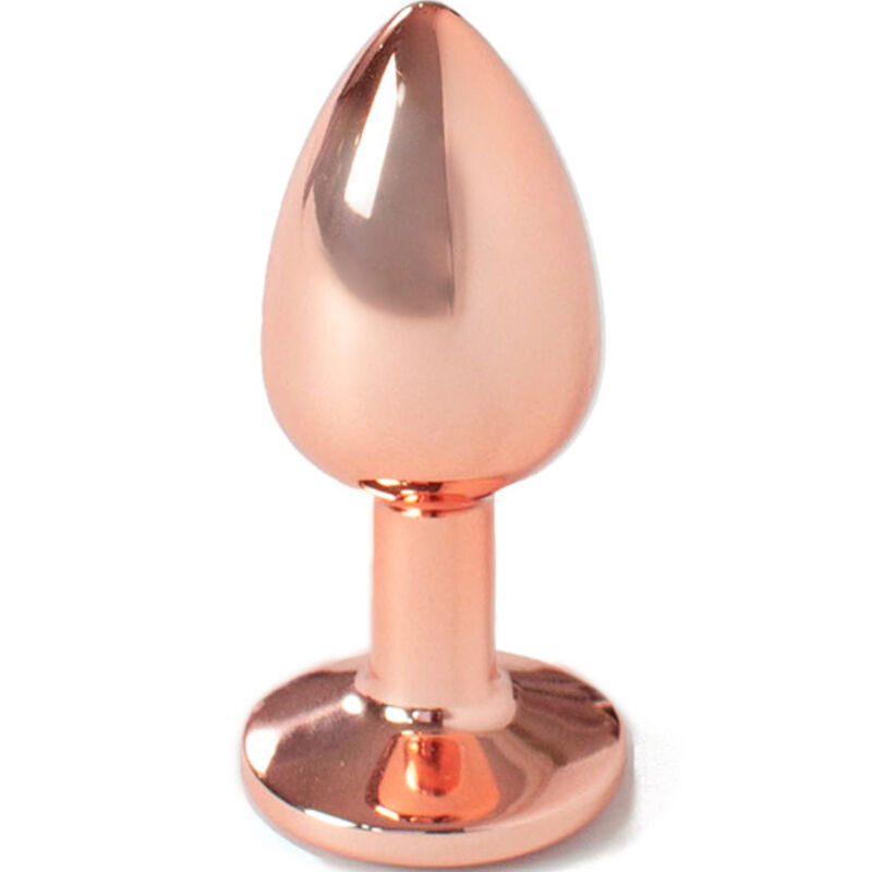 img_142764_4c4065aa9e7bcb051a56ada28f9c0468_1 SECRETPLAY - METAL BUTT PLUG ROSE GOLD SMALL SIZE 7 CM - Image 1