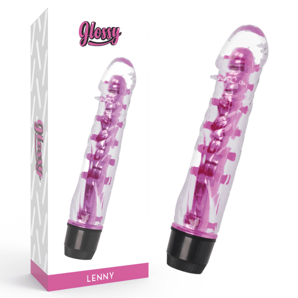 GLOSSY - LENNY VIBRATOR PINK