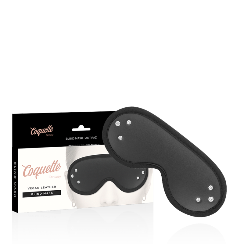 img_143557_71fde45e462c4bd226e3c3dc7353ff16_1 COQUETTE CHIC DESIRE - FANTASY VEGAN LEATHER BLIND MASK WITH NEOPRENE LINING - Image 1