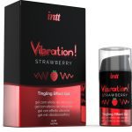 INTT - POWERFUL INTIMATE STIMULANT LIQUID VIBRATING GEL STRAWBERRY 15 ML - Image 2