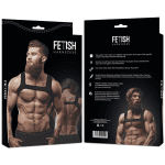 FETISH SUBMISSIVE ATTITUDE - NEOPRENE CHEST HARNESS FOR MEN SIZE L - Image 2