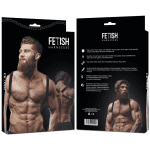 FETISH SUBMISSIVE ATTITUDE - MENS ECO-LEATHER BACK HARNESS - Image 2