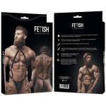 FETISH SUBMISSIVE ATTITUDE - MENS ECO-LEATHER JOCK STRAP HARNESS - Image 2