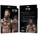 FETISH SUBMISSIVE ATTITUDE - MENS ECO-LEATHER CHEST HARNESS - Image 2