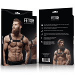 FETISH SUBMISSIVE ATTITUDE - ADJUSTABLE NEOPRENE CHEST SPORTS HARNESS FOR MEN - Image 2
