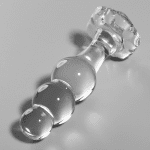 NEBULA SERIES BY IBIZA - MODEL 1 ANAL PLUG BOROSILICATE GLASS CLEAR 10.5 CM -O- 3 CM - Image 2