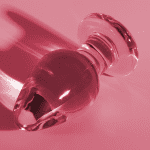 NEBULA SERIES BY IBIZA - MODEL 3 ANAL PLUG BOROSILICATE GLASS PINK 11 CM -O- 5 CM - Image 2