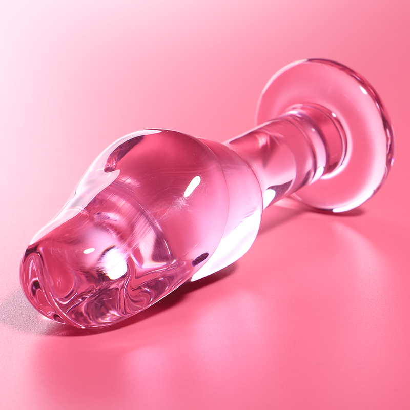 img_150396_752a80522341dc6ef74b001ea0d637c4_1 NEBULA SERIES BY IBIZA - MODEL 6 ANAL PLUG BOROSILICATE GLASS PINK 12.5 CM -O- 4 CM - Image 2