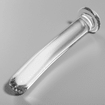 NEBULA SERIES BY IBIZA - MODEL 8 DILDO BOROSILICATE GLASS CLEAR 14.5 CM -O- 2 CM - Image 2