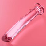 NEBULA SERIES BY IBIZA - MODEL 8 DILDO BOROSILICATE GLASS PINK 14.5 CM -O- 2 CM - Image 2