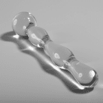 NEBULA SERIES BY IBIZA - MODEL 13 DILDO BOROSILICATE GLASS CLEAR 18 CM -O- 3.5 CM - Image 2