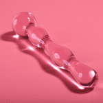 NEBULA SERIES BY IBIZA - MODEL 13 DILDO BOROSILICATE GLASS PINK 18 CM -O- 3.5 CM - Image 2