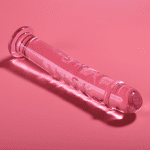 NEBULA SERIES BY IBIZA - MODEL 16 DILDO BOROSILICATE GLASS PINK 18.5 CM -O- 3 CM - Image 2