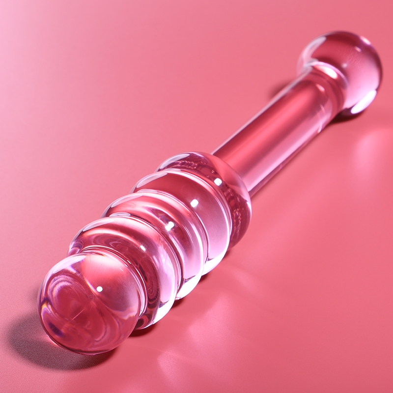 img_150562_35553c6e0213d02c02da3f3421d79d98_1 NEBULA SERIES BY IBIZA - MODEL 20 DILDO BOROSILICATE GLASS PINK 20.5 CM -O- 3 CM - Image 2