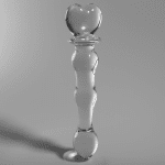 NEBULA SERIES BY IBIZA - MODEL 21 DILDO BOROSILICATE GLASS CLEAR 20.5 CM -O- 3.5 CM - Image 2