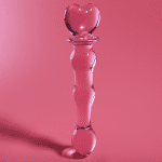 NEBULA SERIES BY IBIZA - MODEL 21 DILDO BOROSILICATE GLASS PINK 20.5 CM -O- 3.5 CM - Image 2