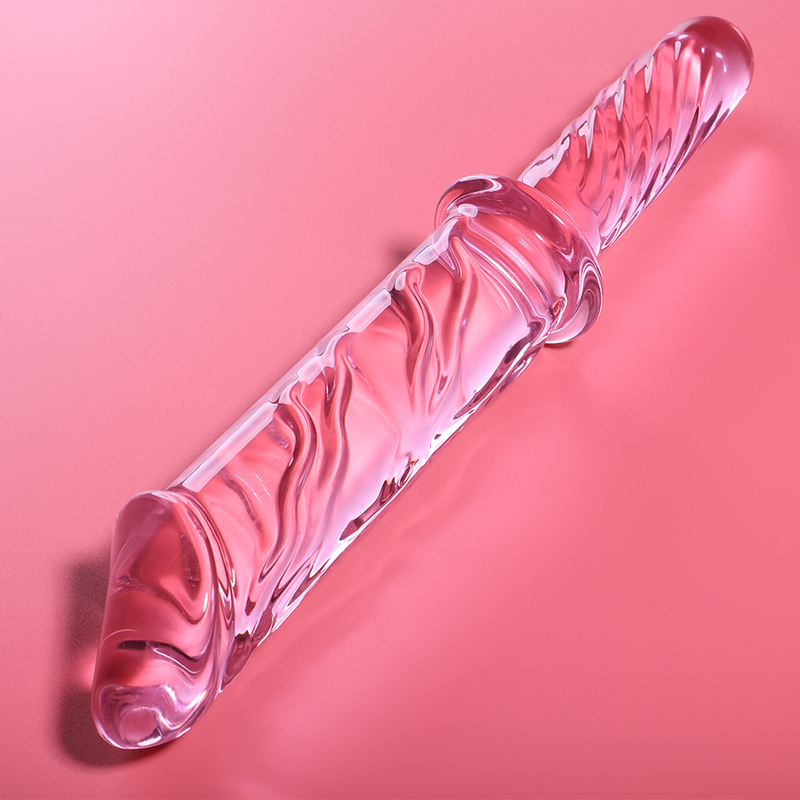 img_150601_0b1d5bed425cc8ddba3675baa36fde46_1 NEBULA SERIES BY IBIZA - MODEL 24 DILDO BOROSILICATE GLASS PINK 28.5 CM -O- 5 CM - Image 2