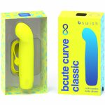 B SWISH - BCUTE CURVE INFINITE CLASSIC RECHARGEABLE SILICONE VIBRATOR YELLOW - Image 2
