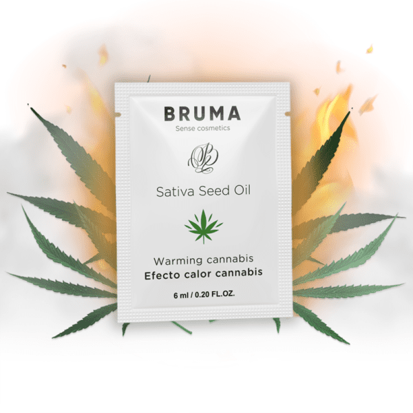 BRUMA - SATIVA SEED OIL SLIDING GEL WARMING CANNABIS FLAVOR 6 ML